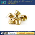 Customized made brass knurled smoking pipe spare fitting